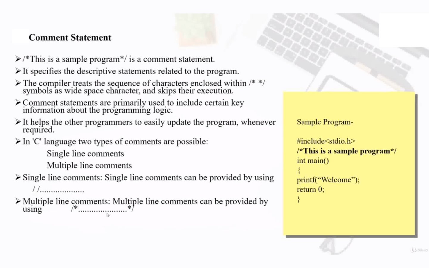 Structure of C Program_2 