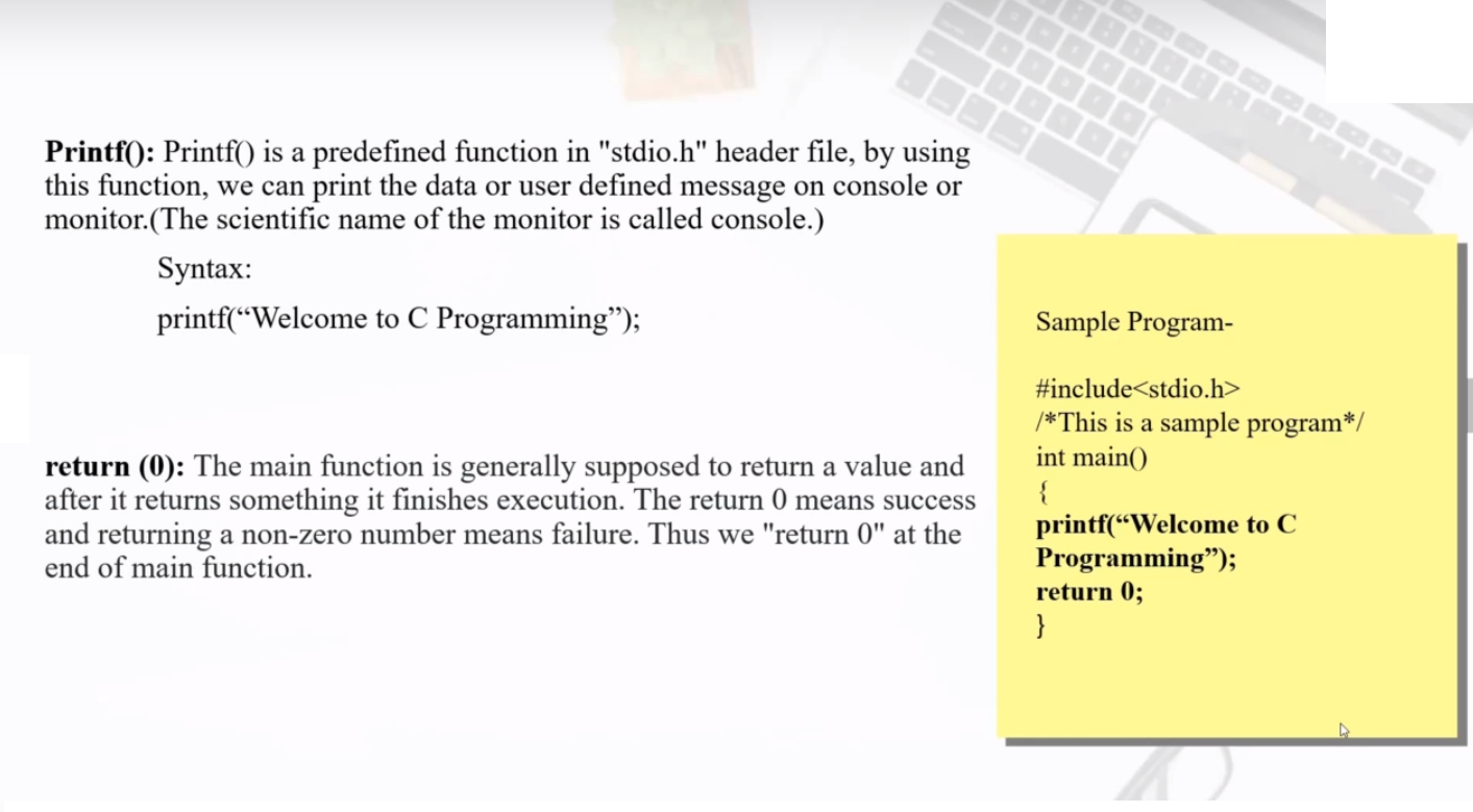 Structure of C Program_4 
